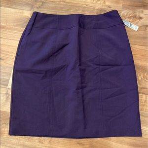 Worthington Purple Pencil Skirt - Size 14